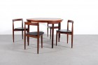Hans Olsen Teak Dining set Table chairs Frem Røjle 1953