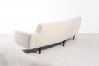 illum wikkelso sofa curved wool vintage danish 1950 1960