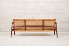 lohmeyer wilkhahn sofa teak cane kvadrat vintage retro 1950