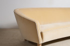 Elegant and Large Italian Curved Sofa. 1950