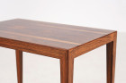 severin hansen side table sofa rosewood danish design 1960
