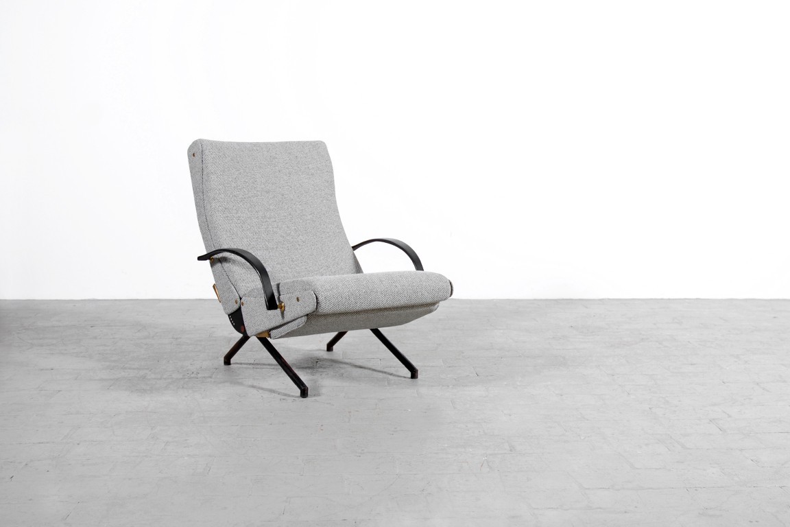 Osvaldo Borsani P40 Tecno fauteuil 1954 italie ajustable