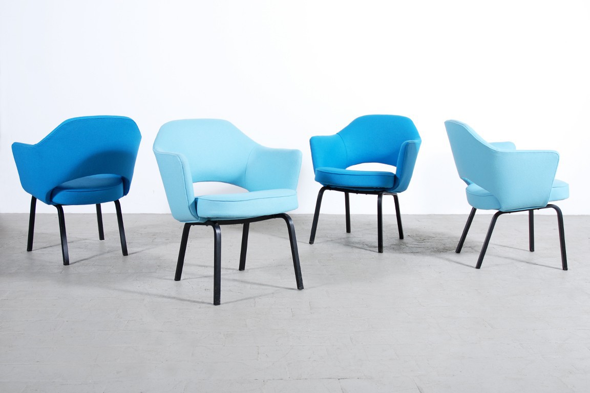 Eero Saarinen lounge knoll International 1955 vintage ancien