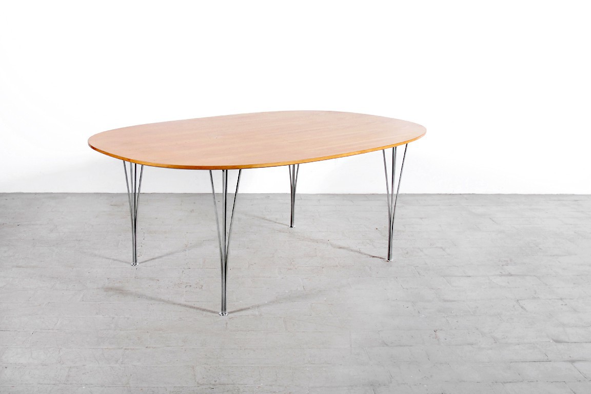 Table Piet Hein Bruno Mathsson Super Elliptical Fritz Hansen