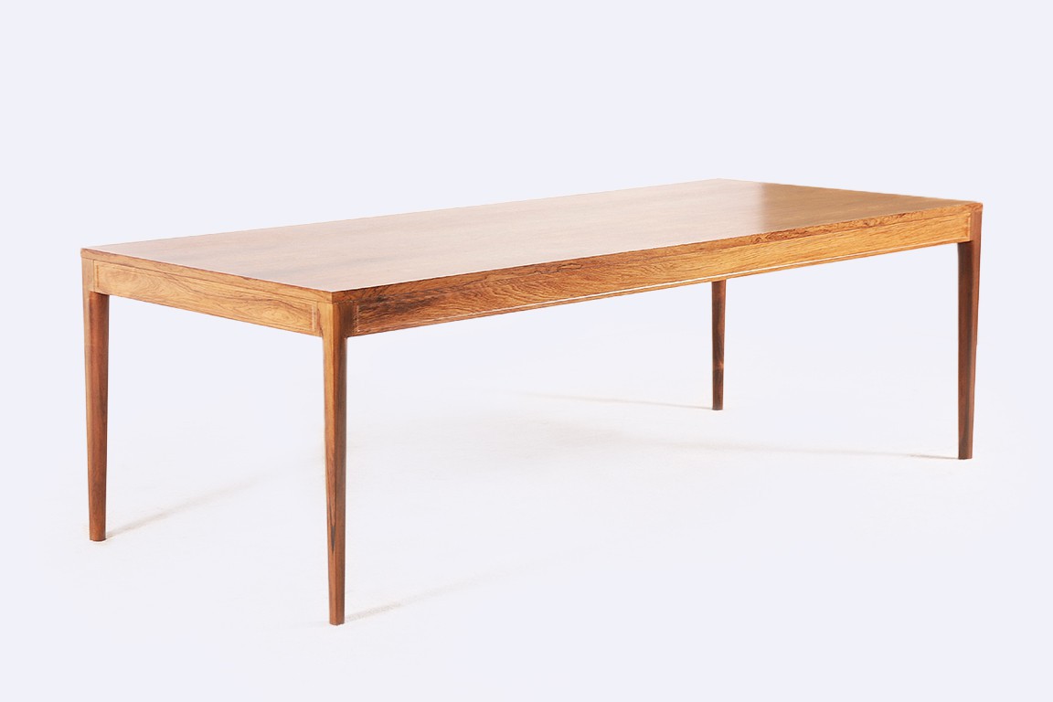 Finn Juhl Table rosewood conference Diplomat series vintage