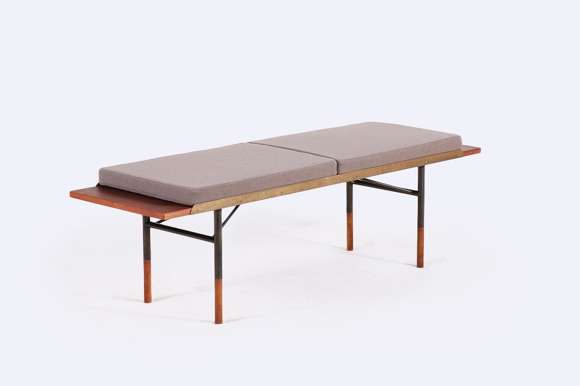 finn juhl bovirke teak bench low table danish 1950 1960 1952