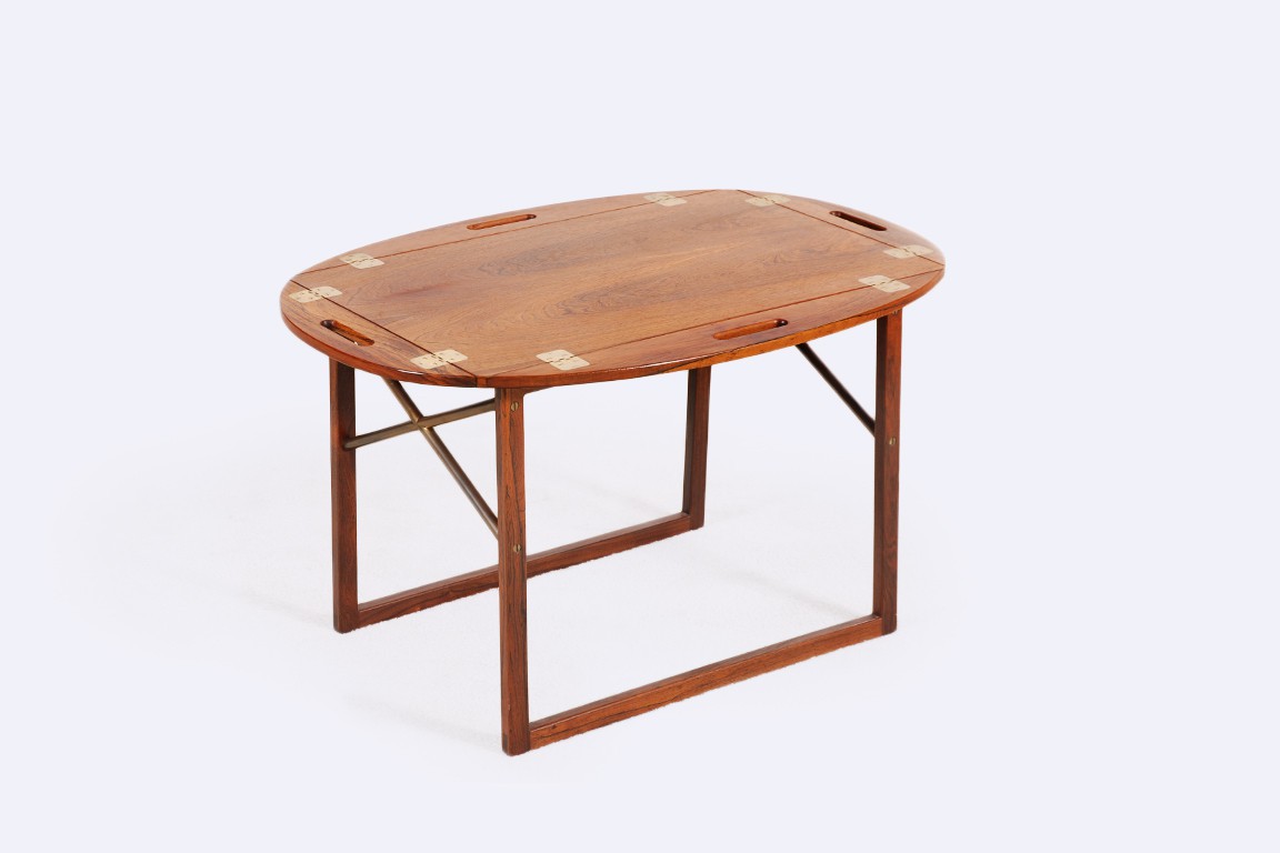 illums bolighus svend langkilde table rosewood tray 1960