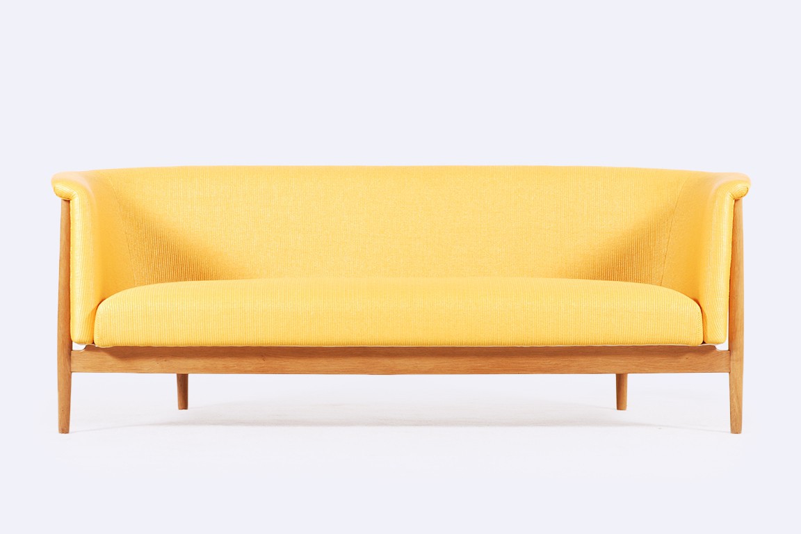 nanna ditzel soren willadsen sofa yellow nobilis 1950 1960