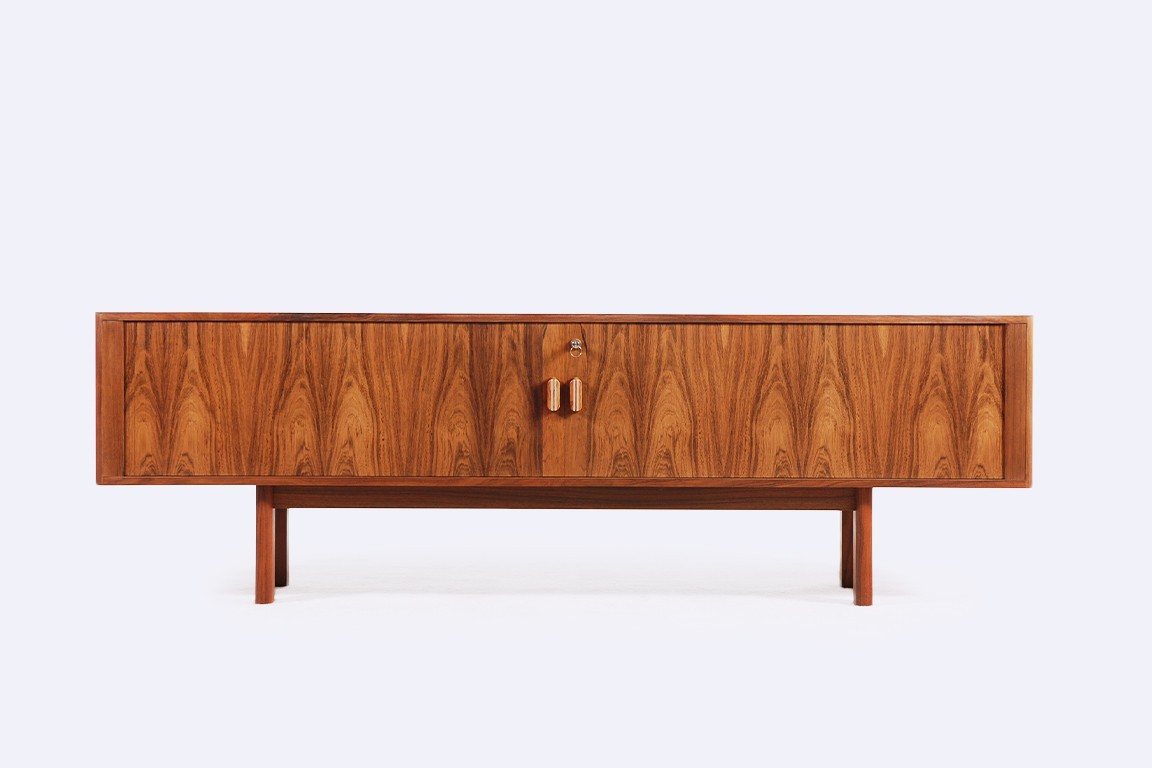 arne vodder sibast furniture enfilade basse palissandre 1960