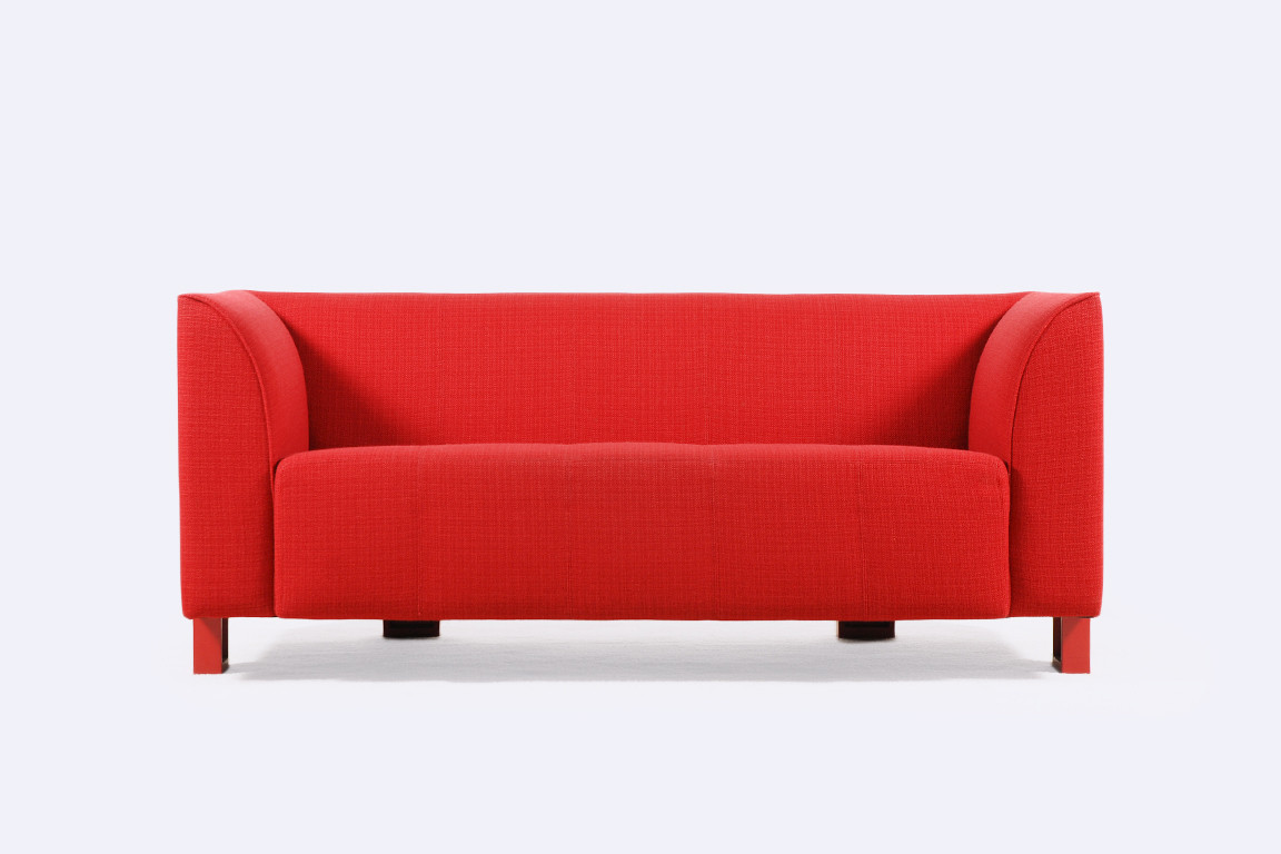 shigeru uchida pastoe isu sofa z103 red kvadrat design 1990