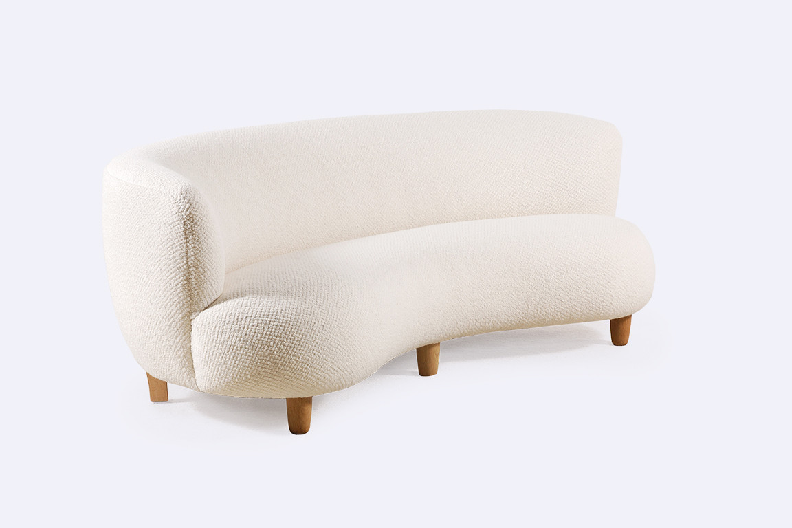 otto schulz schultz boet curved sofa wool sweden 1940 1950