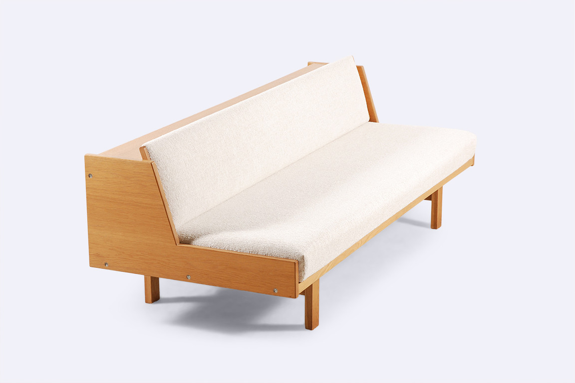 hans wegner daybed canapé getama ge-258 vintage 1960 danois