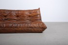 Canapé TOGO cuir Michel Ducaroy ligne Roset boutique vintage