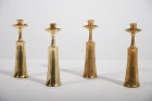 JENS QUISTGAARD Candle holders brass 1960 Dansk Designs