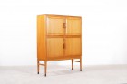 axel larsson cabinet buffet acajou laiton bodafors 1940 1950