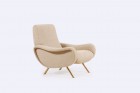 marco zanuso fauteuil lady 720 1951 beige italien arflex