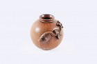 arne bang vase pot ceramic design deco brown 52 1950