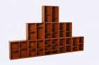 kai kristiansen aksel kjaersgaard teak modular bookcases