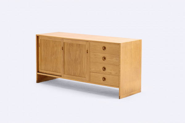 hans wegner ry mobler ry100 sideboard cabinet oak 1960 1950