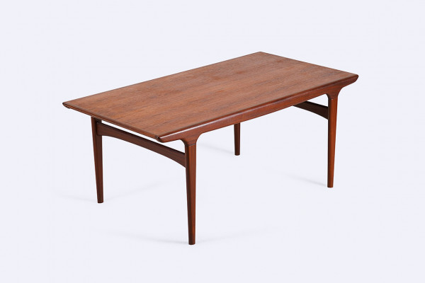 johannes andersen uldum samcom table teak vintage 1960 wood