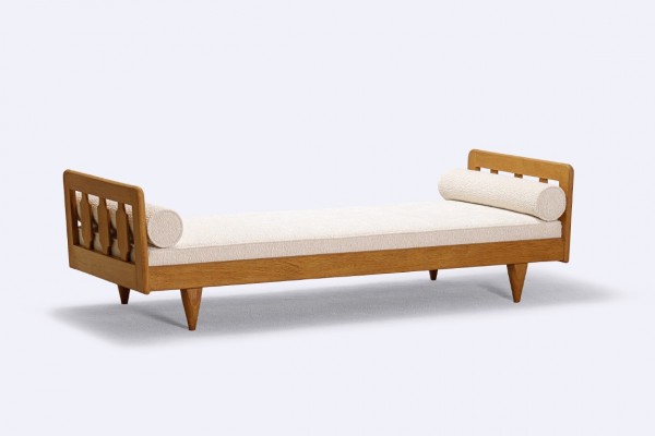 guillerme chambron maison daybed chêne vintage bouclé 1960