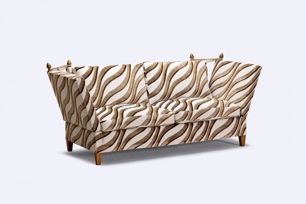 canapé convertible zebre velours vintage design atypique