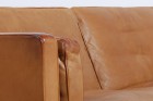 Canapé Borge Mogensen cuir Fredericia Furniture teck danois