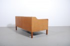 Borge Mogensen leather sofa Fredericia Furniture teak 1962