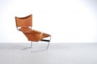Pierre Paulin F444 ARTIFORT 1963 cuir cognac fauve vintage