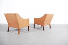 Borge Mogensen Fauteuil 2207 Fredericia Furniture Cuir Teck