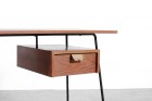 Bureau Pierre Paulin Thonet CM178 vintage cuir chêne