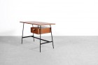 Bureau Pierre Paulin Thonet CM178 vintage cuir chêne