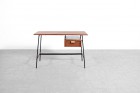 Bureau Pierre Paulin Thonet CM178 vintage cuir chêne