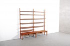 William Watting ÉTAGÈRE BIBLIOTHÈQUE SCANDINAVE EN TECK 1950