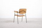 pierre paulin fauteuil cm197 thonet france cuir vintage 1958