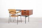 pierre paulin bureau cm141 thonet france acajou vintage 1958