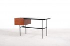 pierre paulin desk cm141 thonet france mahogany vintage 1954