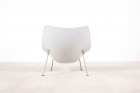 pierre paulin oyster f157 fauteuil tissu vintage 1960 1964