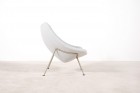 pierre paulin oyster f157 fauteuil tissu vintage 1960 1964