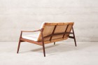 lohmeyer wilkhahn sofa teak cane kvadrat vintage retro 1950