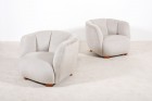 fauteuil danois scandinave vintage laine 1940 1950