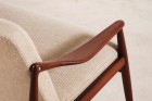 hartmut lohmeyer canapé teck laine danois vintage 1950 1960
