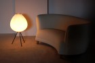 lampe tripode svend aage sorensen fog morup 1960 plastique