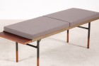 finn juhl bovirke banc table teck laiton 1952 danois vintage