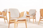 hans olsen 107 armchairs chairs danish vintage 1950 1960