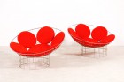 verner panton peacock chair plus linje 1959 steel vintage