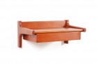 borge mogensen soborg mobelfabrik teak table shelves wall