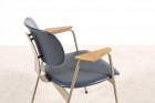 fauteuil F1 willy van der meeren tubax 1950 belgique bleu