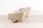 illum wikkelso canapé danois teck beige tissu 1960 vintage