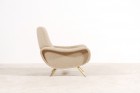 marco zanuso fauteuil lady 720 1951 beige italien arflex